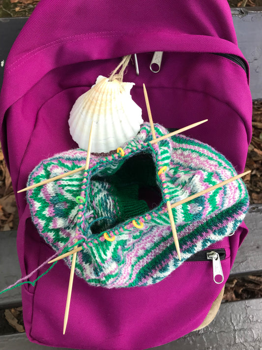 Knitting on the Camino de Santiago