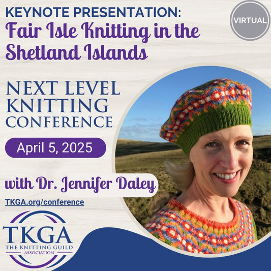 Keynote Presentation at the Next Level Knitting Conference, April 5, 2025