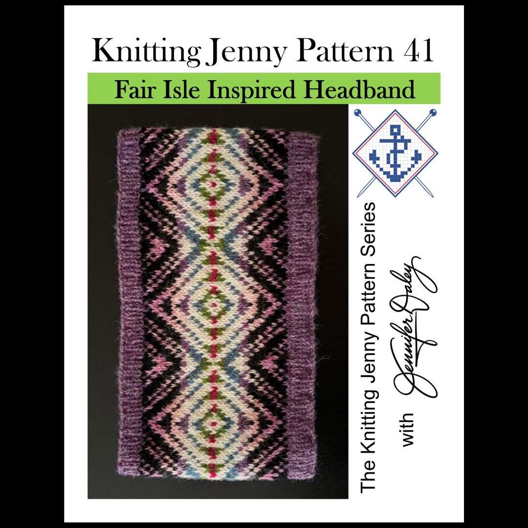 Knitting Jenny Pattern 41: Fair Isle Inspired Headband