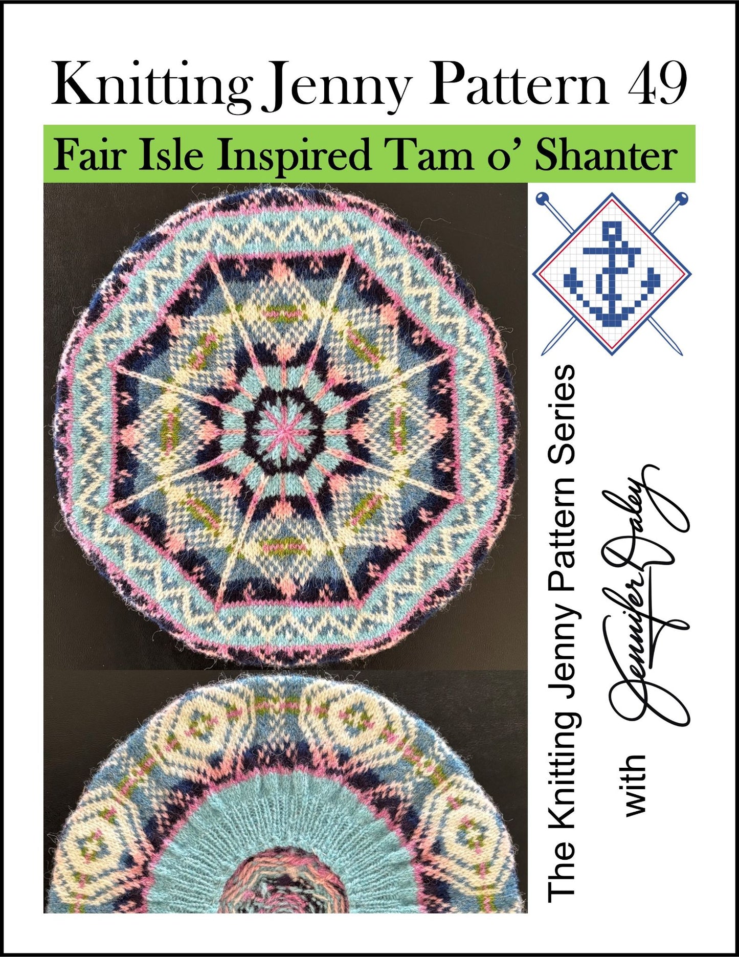 Knitting Jenny Pattern 49: Fair Isle Inspired Tam o’ Shanter