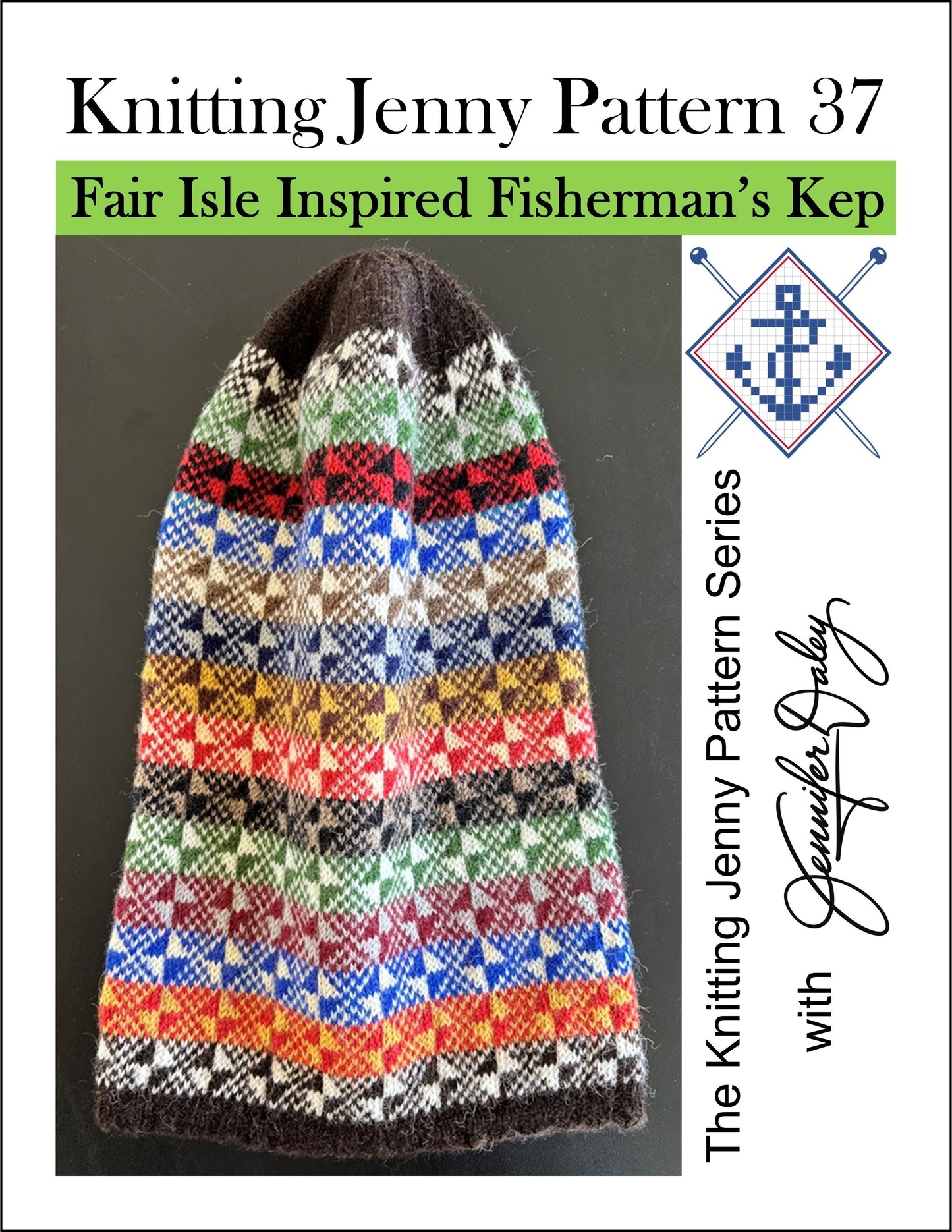 Knitting Jenny Pattern 37: Fair Isle Inspired Fisherman’s Kep