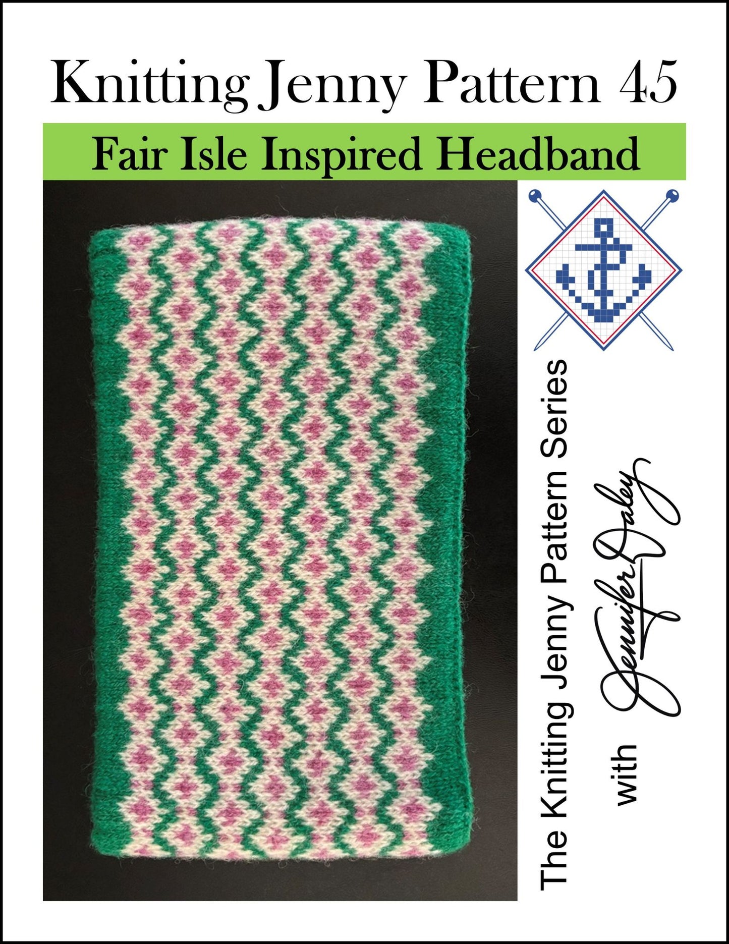 Knitting Jenny Pattern 45: Fair Isle Inspired Headband